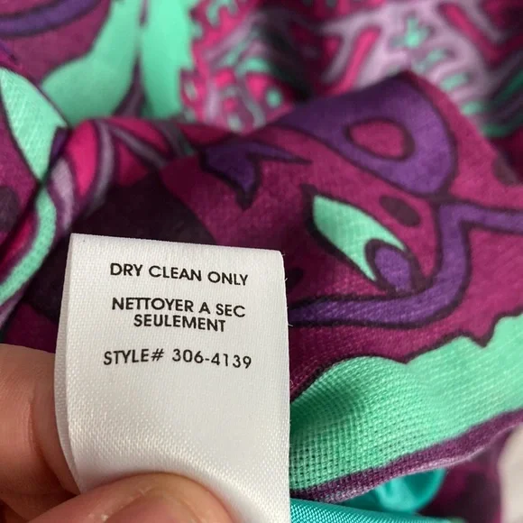 Nanette Lepore V Neck Silk & Linen Dress - Picture 10 of 10